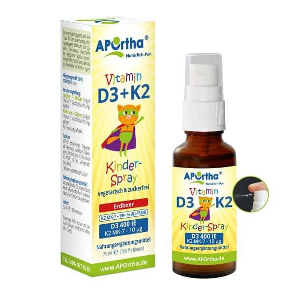 Vitamin D3 + K2 als Mundspray für Kinder